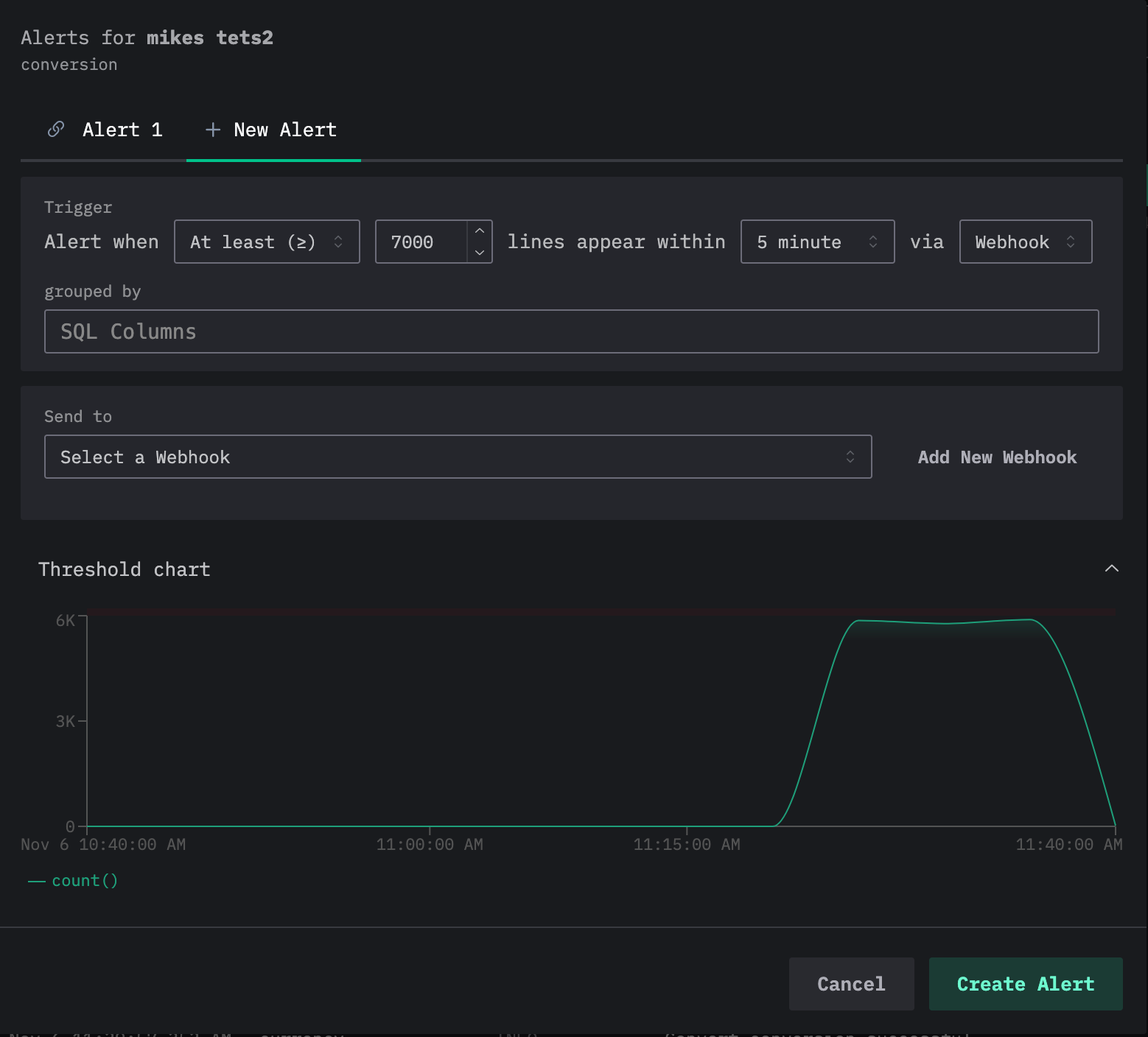 Несколько оповещений